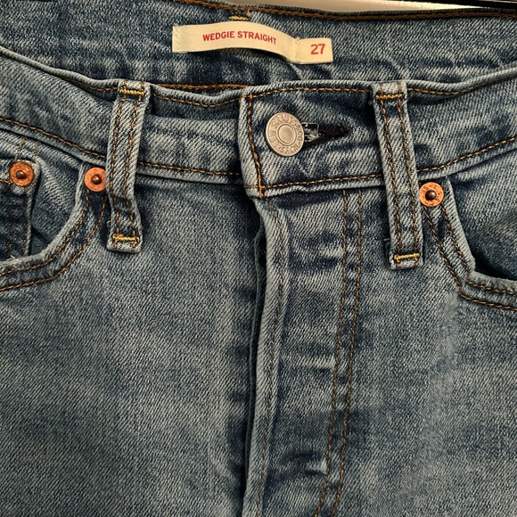 LEVI STRAUSS WEDGIE STRAIGHT WOMENS JEANS - Picture 5 of 7